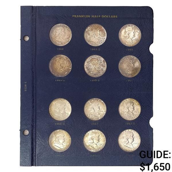1948-1963 Franklin 50C Album [35 coins]