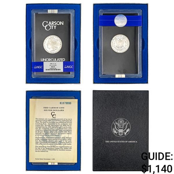 1882-CC Morgan Silver Dollar NGC MS64 GSA Hoard