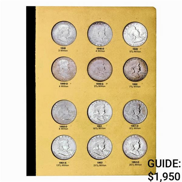 1948-1963 Franklin 50C Album [35 coins]