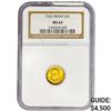 Image 1 : 1922 Grant Rare Gold Dollar NGC MS64