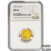 Image 1 : 1914 $2.50 Gold Quarter Eagle NGC MS60