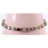 Image 1 : STERLING SILVER RAINBOW GEMSTONE LADIES BRACELET