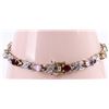 Image 2 : STERLING SILVER RAINBOW GEMSTONE LADIES BRACELET