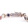 Image 4 : MULTI-GEMSTONE STERLING SILVER LADIES BRACELET