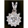 Image 1 : 0.84CT INTERNALLY FLAWLESS D COLOR DIAMOND PENDANT