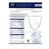 Image 4 : 22.44CTW UNHEATED SAPPHIRE DIA 14K GOLD NECKLACE