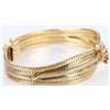 Image 2 : HEAVY 18K YELLOW GOLD RUBY LADIES BRACELET