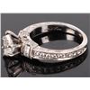 Image 5 : 14K WHITE GOLD DIAMOND NEIL LANE BAND SET W/ APR
