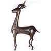 Image 1 : SILVER INLAY OVER BRONZE PERSIAN GAZELLE