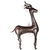 Image 6 : SILVER INLAY OVER BRONZE PERSIAN GAZELLE