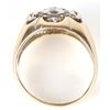 Image 5 : 14K YELLOW GOLD DIAMOND FLOWER DESIGN LADIES RING