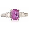Image 2 : 2.31CT PINK SAPPHIRE & 0.46CTW DIA 14K GOLD RING