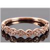Image 2 : 9K ROSE GOLD DIAMOND LADIES RINGS - (2)