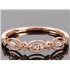 Image 3 : 9K ROSE GOLD DIAMOND LADIES RINGS - (2)