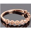 Image 4 : 9K ROSE GOLD DIAMOND LADIES RINGS - (2)