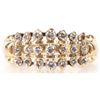 Image 1 : GRADUATED DIAMOND 14K YELLOW GOLD LADIES RING