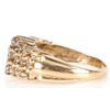 Image 2 : GRADUATED DIAMOND 14K YELLOW GOLD LADIES RING