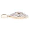 Image 3 : 14K YELLOW GOLD DIAMOND LADIES PENDANT - 0.84CTW