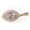 Image 4 : 14K YELLOW GOLD DIAMOND LADIES PENDANT - 0.84CTW