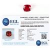 Image 5 : 14.75CT CUSHION-CUT RED RUBY GEMSTONE W/ EGL CERT.