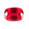 Image 1 : 12.35CT CUSHION-CUT RED RUBY LOOSE GEMSTONE