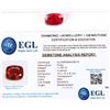 Image 5 : 11.85CT CUSHION-CUT RED RUBY GEMSTONE W/ EGL CERT.