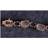 Image 3 : 14K YELLOW GOLD PURPLE AMETHYST & JADE BRACELET