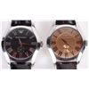 Image 1 : EMPORIO ARMANI MEN'S WRISTWATCHES LOT OF 2