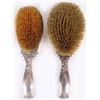 Image 1 : ANTIQUE STERLING SILVER WHITING HAIR BRUSHES