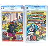 Image 1 : CAPTAIN AMERICA & HULK CGC COLLECTION LOT (2)