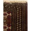 Image 2 : ORNATE PERSIAN DEEP RED SILK ANTIQUE DOOR RUG