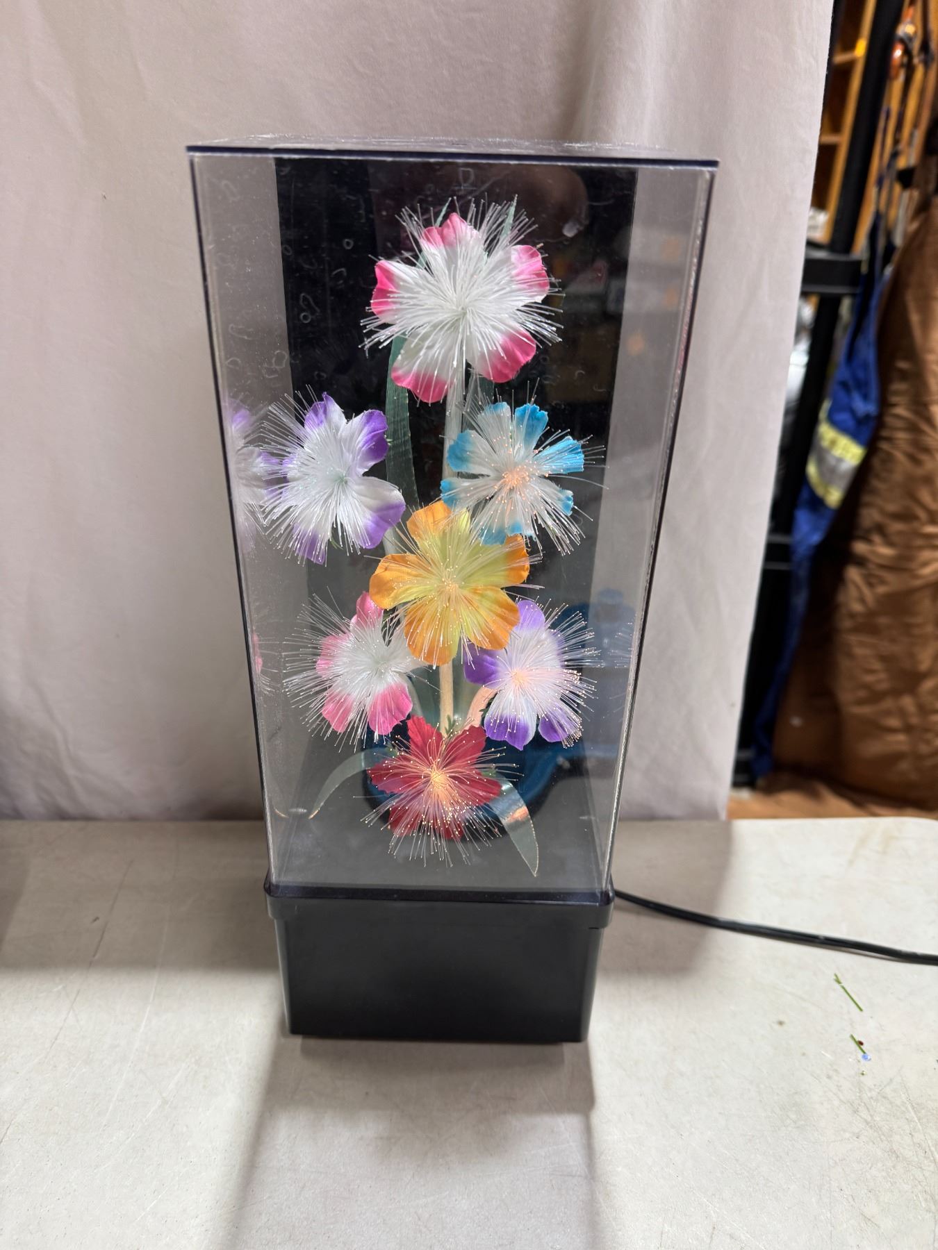Fiber optical musical flower
