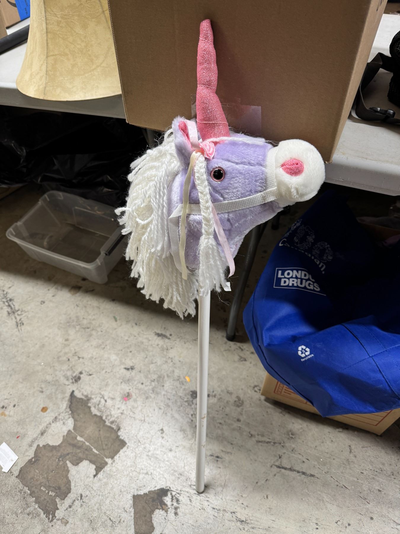 Unicorn riding stick