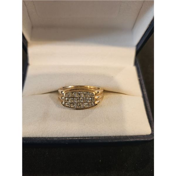 10K gold ring