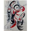 Image 2 : Ltd Ed. 49/100 Vancouver B.C "Eagle" Signed First Nations Framed & Matted Print. NO SHIPPING. Approx