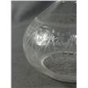 Image 2 : 2 Really Nice Vintage Etched Design Decanters w/ Stoppers. Approx. 11.5" H