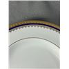 Image 2 : Lovely Vintage Spode Platter - Cobalt & Gold Trim In Excellent Unused Conditon