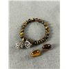 Image 2 : Costume Jewelry Lot - Necklaces, Bracelet, Pewter Pin, Earrings