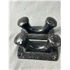 Image 2 : 2 Heavy Vintage Mooring Bollards & 2 Iron Plant/Lantern Hangers