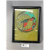 Image 1 : 1995 First Nations "Hummingbird" Framed Art Signed By D.Dennis. Approx. 13" x 10"