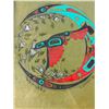 Image 3 : 1995 First Nations "Hummingbird" Framed Art Signed By D.Dennis. Approx. 13" x 10"