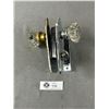Image 2 : Antique/Vintage Glass Doorknob Set w/Plates, Lock etc