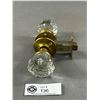 Image 2 : Antique/Vintage Glass Doorknob Set