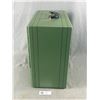 Image 5 : Vintage Portable Green Wood 5-Drawer Organizer w/ Metal Handles Approx/ 7.5" x 14" x 14"