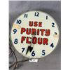 Image 2 : Vintage Electric "Purity Flour" Clock, Made in Canada, As Found, Untested, approx. 15" Dia
