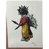 Image 2 : Ltd Ed. 32/375 First Nations Framed Art Print . Marcos 2000. Approx.17" x 12.75"