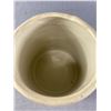 Image 2 : Vintage Unmarked Stoneware Crock. Approx. 7.25"H x 7" Diam