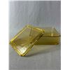 Image 2 : 1940's Federal Glass Refridgerator Food Storage Container w/ Lid. Approx. 8" x 8" x 3"