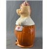 Image 2 : Cute Vintage Pig Nurse/Doctor Ceramic Cookie Jar Made In Japan. Approx. 13"H