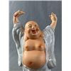 Image 2 : Vintage Cheering Happy Buddha Porcelain Figurine. Approx. 10"H